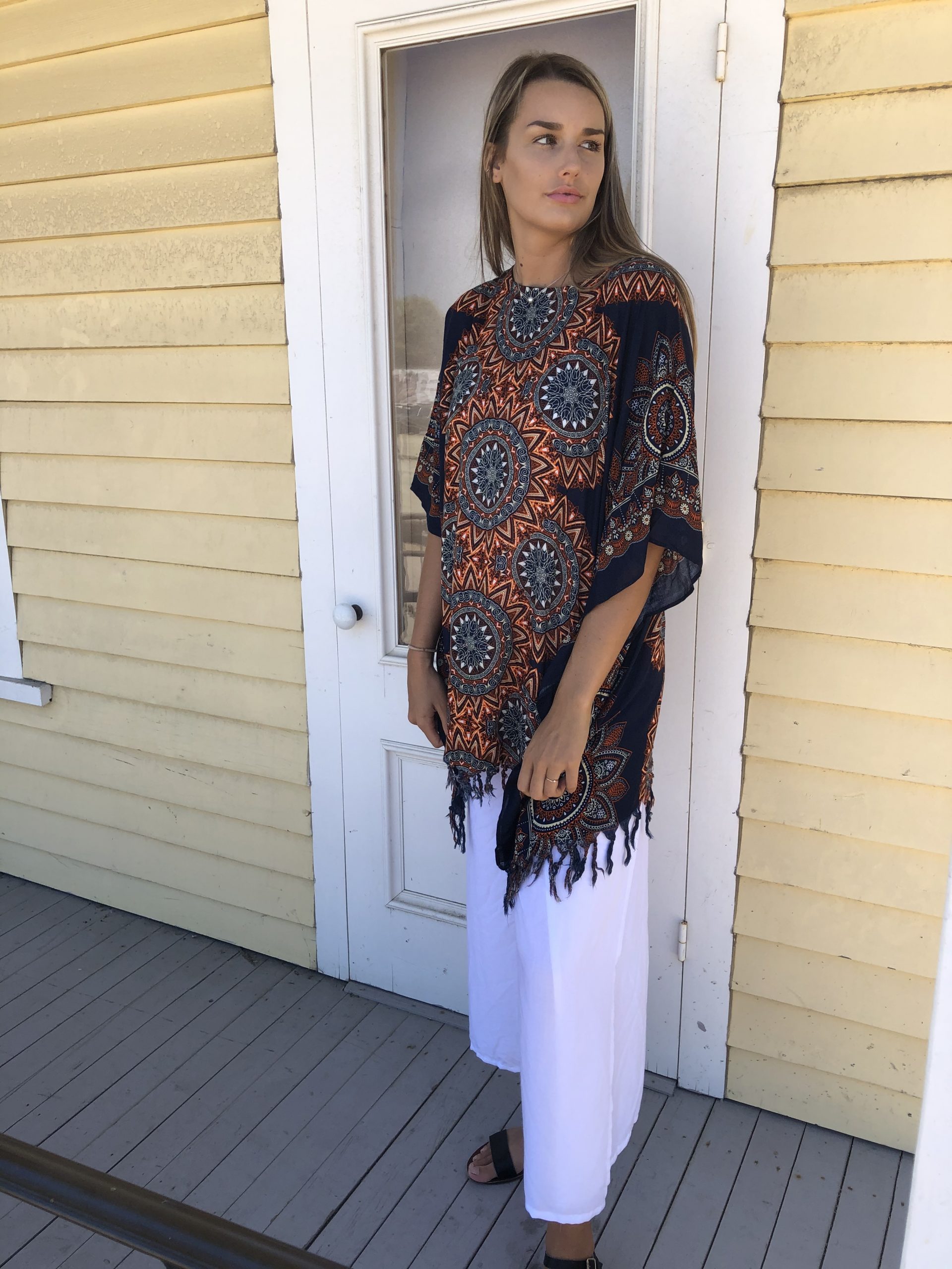 Tie waste band pants 4